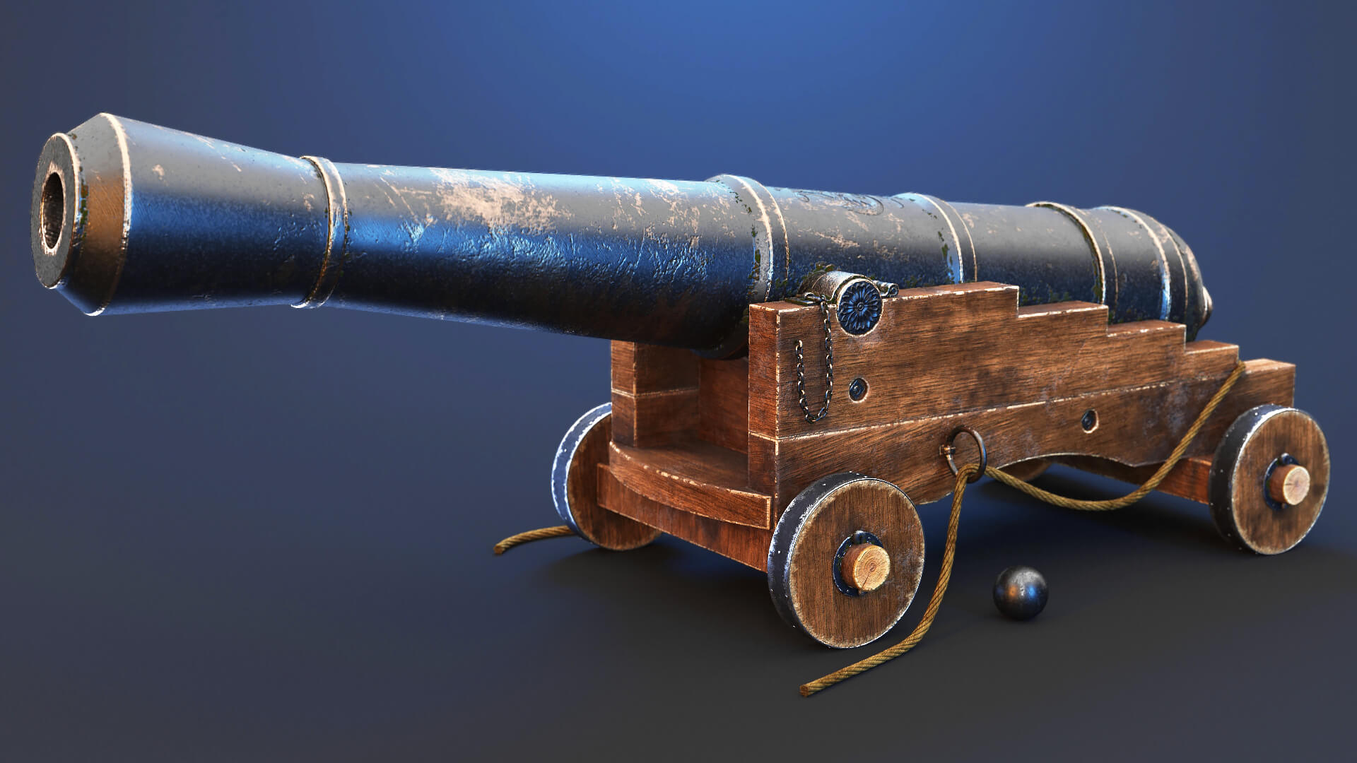 Old Cannon Props Daz Content