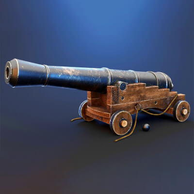 Old Cannon Props