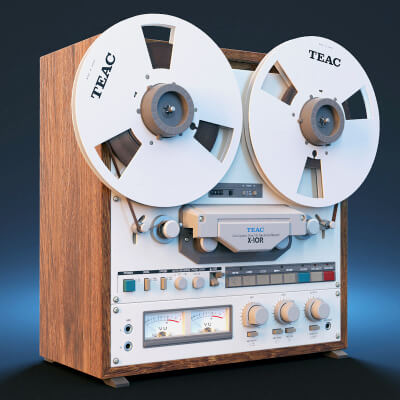 Reel Tape Recorder TEAC X-10R Props