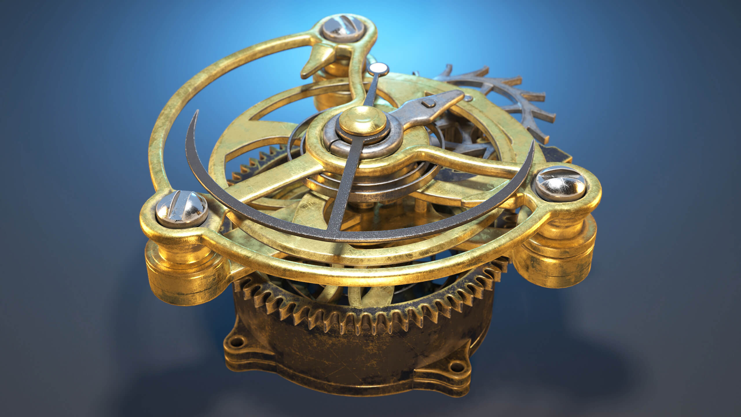Tourbillon Mechanism Props Daz Content