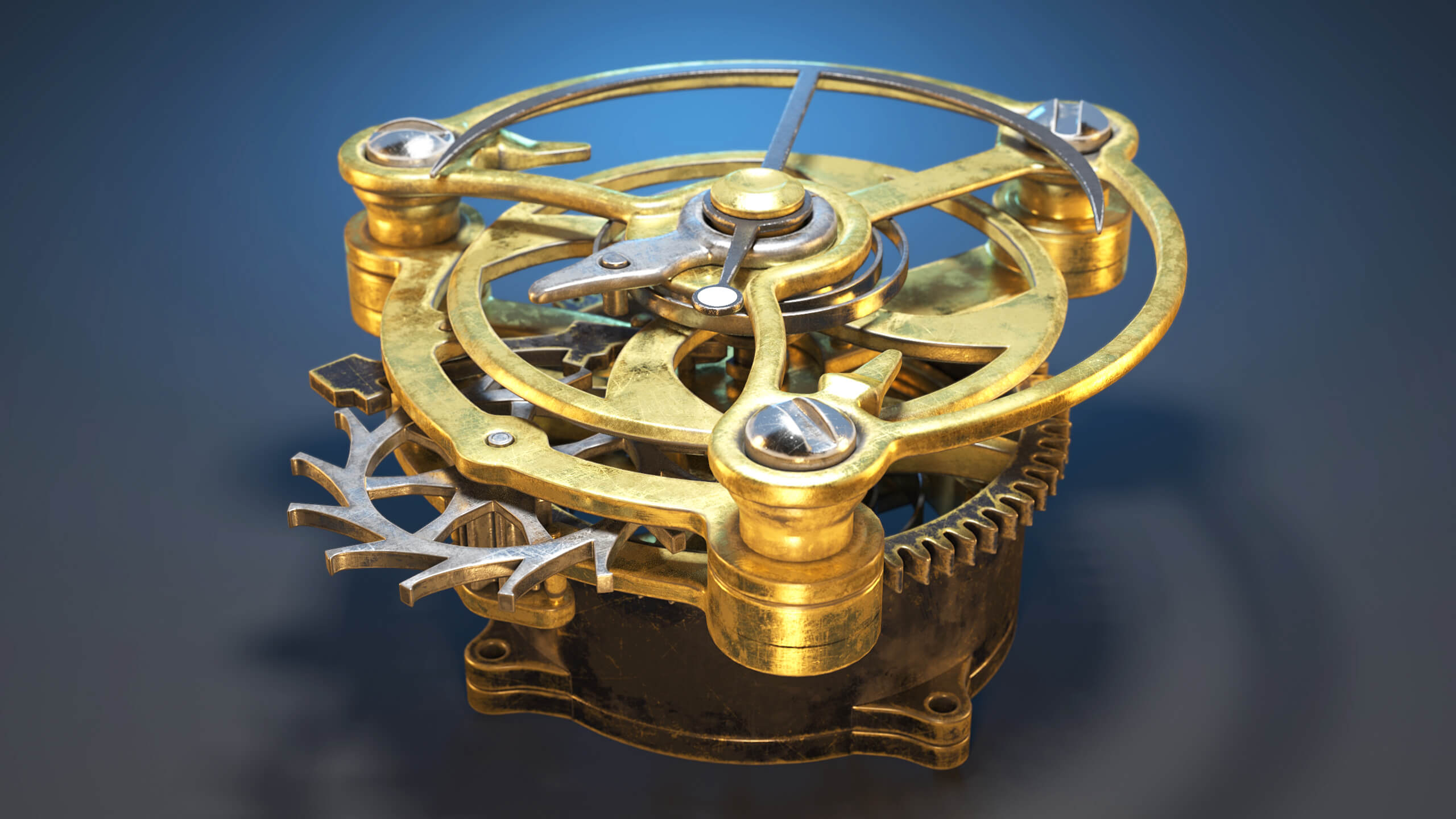 Tourbillon Mechanism Props Daz Content