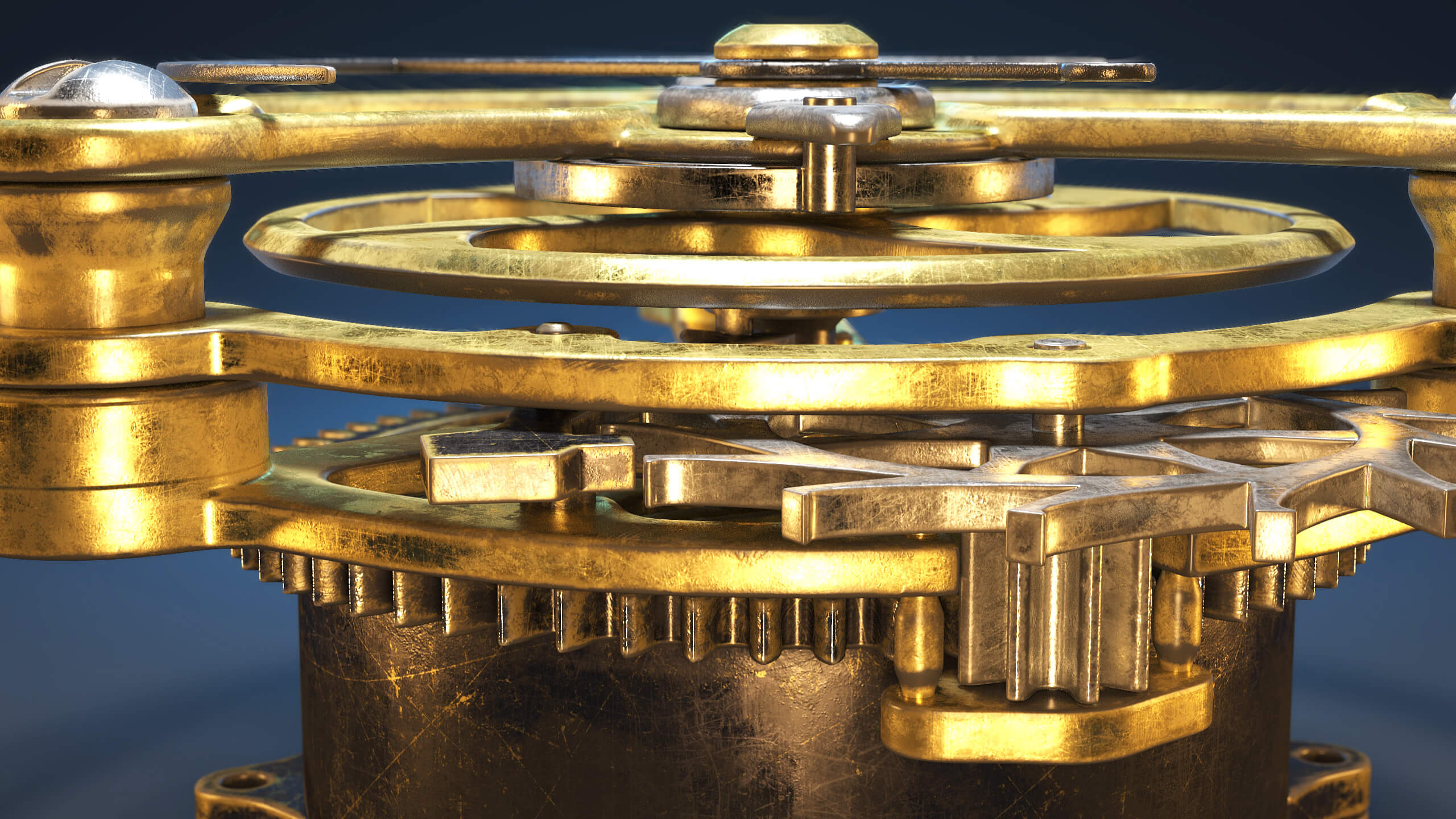 Tourbillon Mechanism Props Daz Content