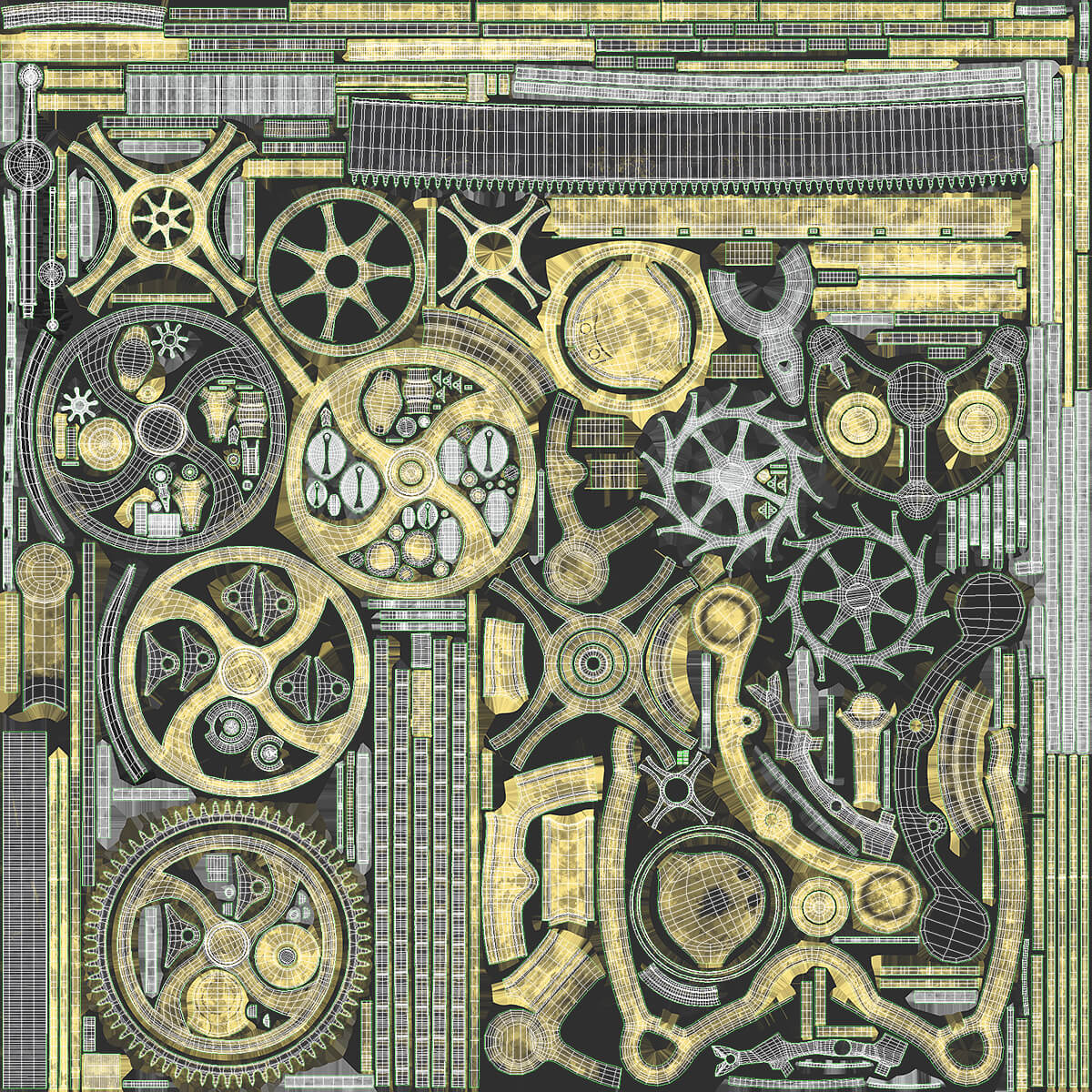 Tourbillon Mechanism Props Daz Content