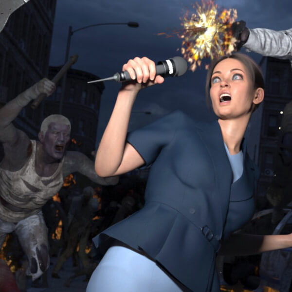 Breaking News Zombies