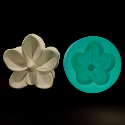 Botanical Magnolia Flower and Casting Mold