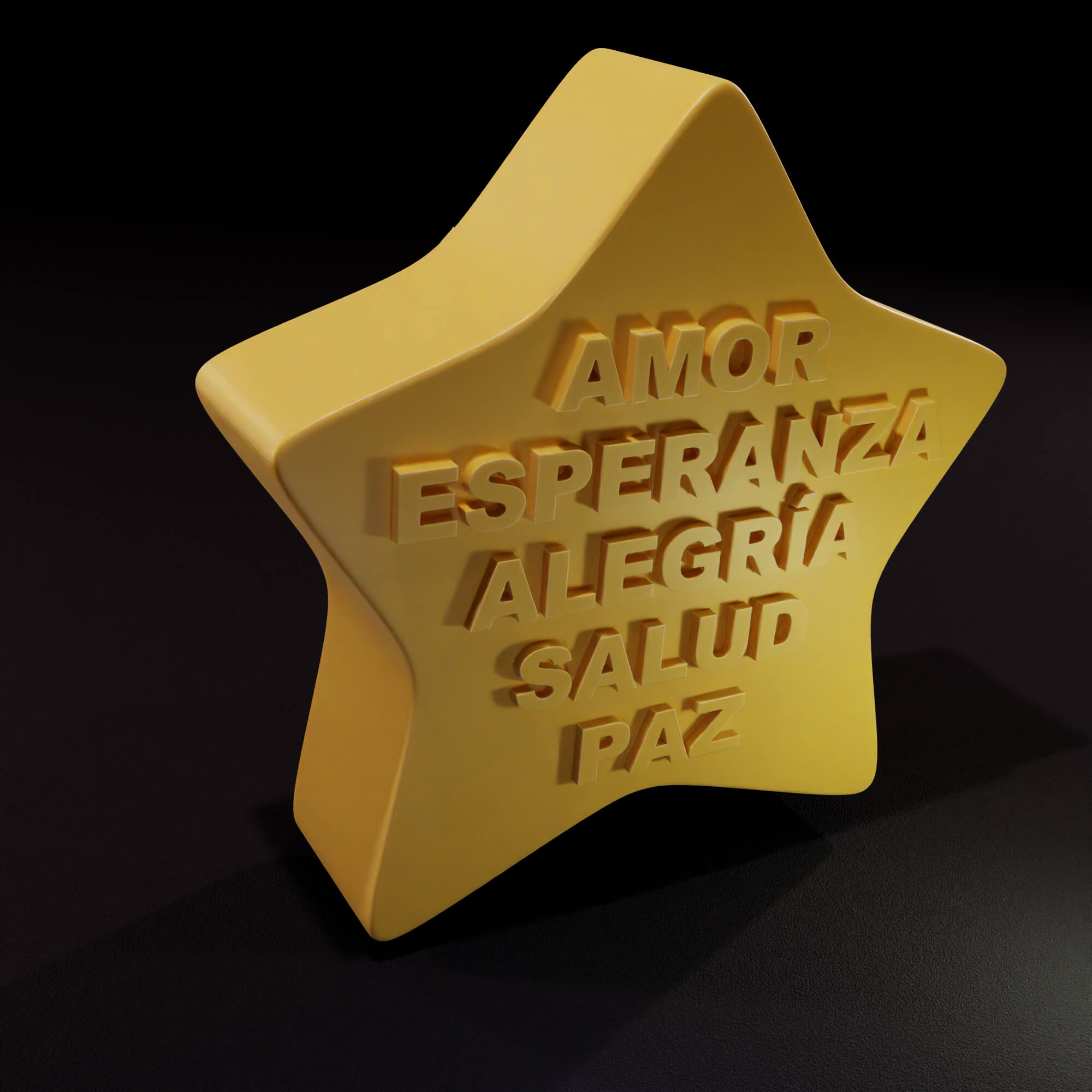 Estrella de los Buenos Deseos 3D Model
