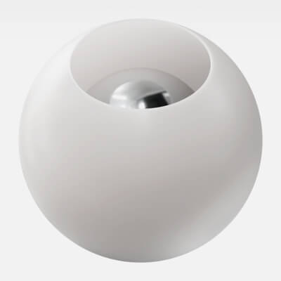 Alabaster White Milky Glass Frosted 4K
