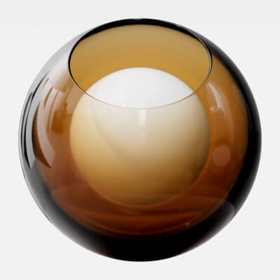 Amber Orange Tinted Glass 4K