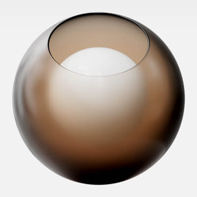 Apricot Orange Tinted Glass Frosted 4K
