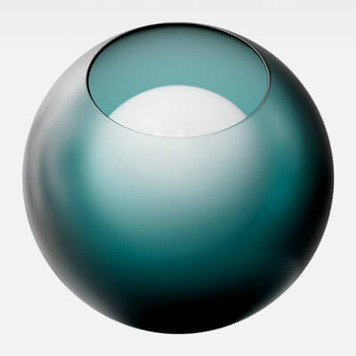 Aquamarine Blue Tinted Glass Frosted 4K