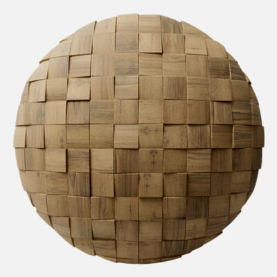 Bevelled Square Oak Wood Panel 4K