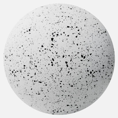 Black and White Recycled Terrazzo Plastic 4K