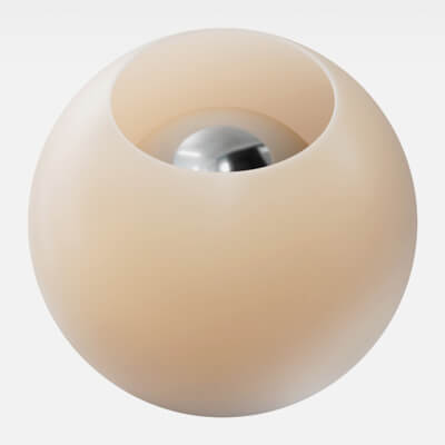 Blush Beige Milky Glass Frosted 4K