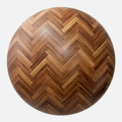 Brazilian Teak Herringbone Parquet Wood Floor 4K