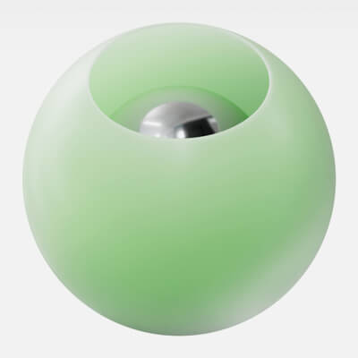 Celadon Green Milky Glass Frosted 4K