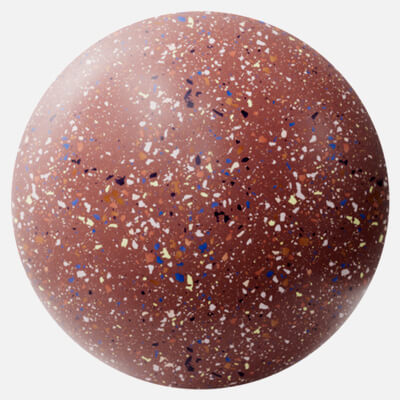 Colorful Red Terrazzo Plastic 4K