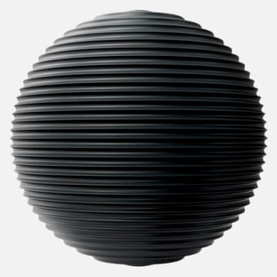 Concave Fluted Plastic Surface Texture 4K