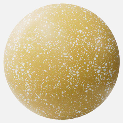 Dandelion Yellow Terrazzo Plastic 4K