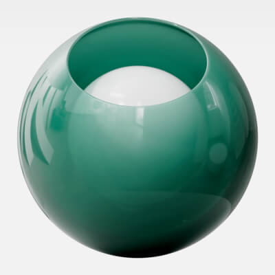 Deep Malachite Green Smoked Glass 4K