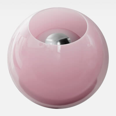 Dusk Rose Pink Milky Glass 4K