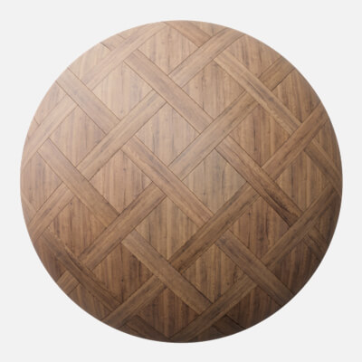 English Chestnut Oak Basketweave Wood Floor 4K