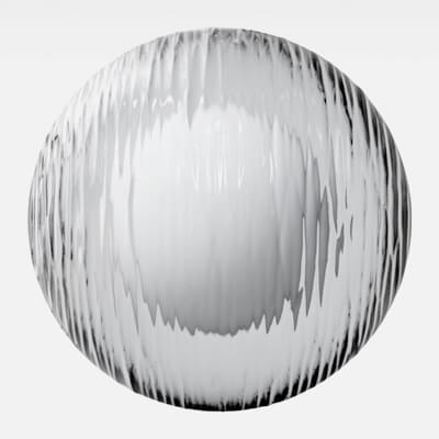 Fine Chisel Hammered Glass 4K