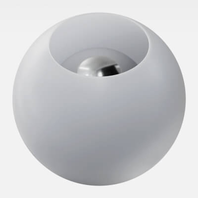 Flint Gray Milky Glass Frosted 4K