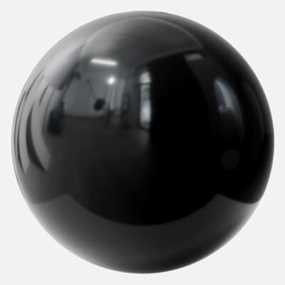 Graphite Black High Gloss Finish Plastic 4K
