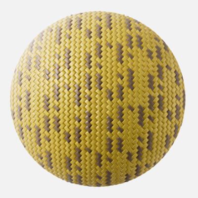 Industrial Yellow Braided Cord 4K