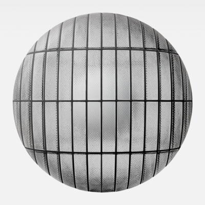 Knurled Glass Block Tile Black Grout 4K