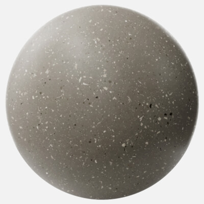 Mid Grey Ceramic Terrazzo Light Aggregates 4K
