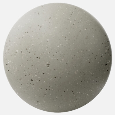 Mid Grey Ceramic Terrazzo Small Aggregates 4K