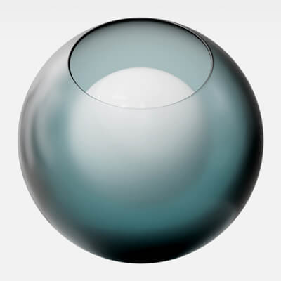 Mist Blue Tinted Glass Frosted 4K