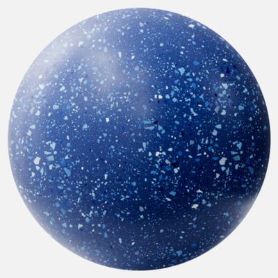 Mixed Blues Terrazzo Plastic 4K