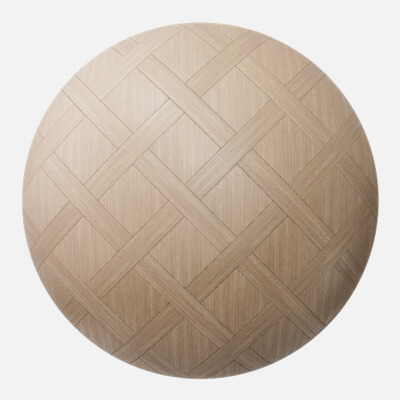 Natural Oak Basketweave Wood Floor 4K