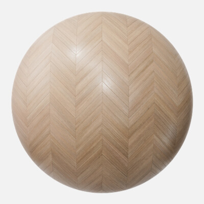 Natural Oak Chevron Parquet Wood Floor 4K