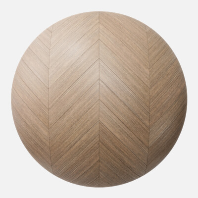 Natural Oak Chevron Wood Floor 4K