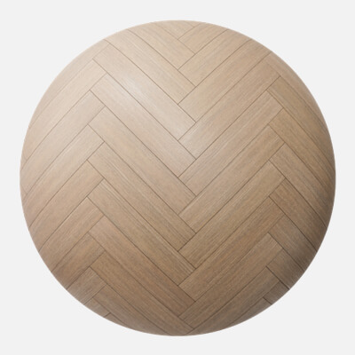 Natural Oak Herringbone Wood Floor 4K