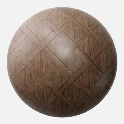 Natural Walnut Basketweave Wood Floor 4K