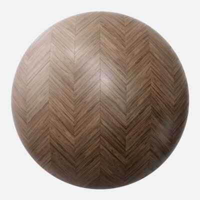Natural Walnut Chevron Parquet Wood Floor 4K