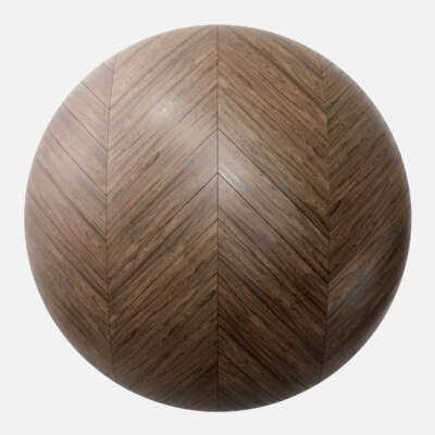 Natural Walnut Chevron Wood Floor 4K