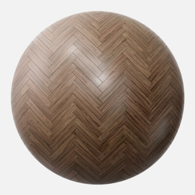 Natural Walnut Herringbone Parquet Wood Floor 4K