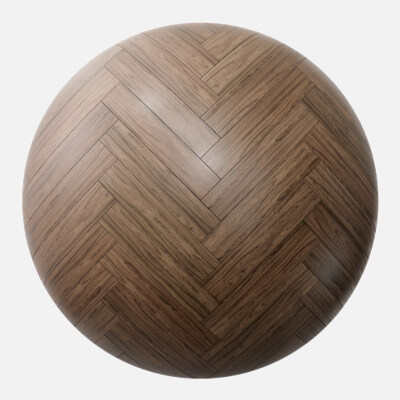Natural Walnut Herringbone Wood Floor 4K