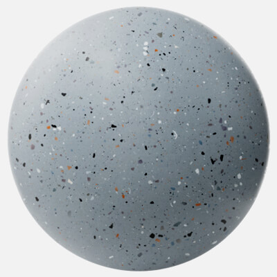 Pastel Blue Ceramic Terrazzo 4K