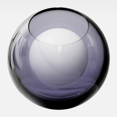 Petal Blue Tinted Glass 4K