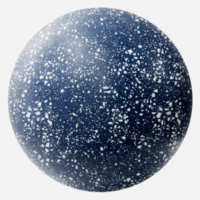 Prussian Blue Terrazzo Plastic 4K