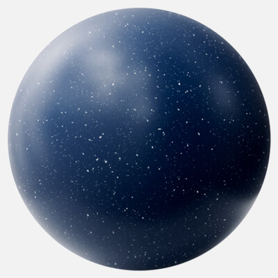 Prussian Blue Terrazzo Plastic Small 4K