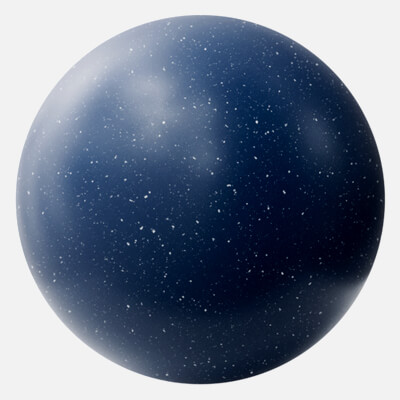 Prussian Blue Terrazzo Plastic Small 4K