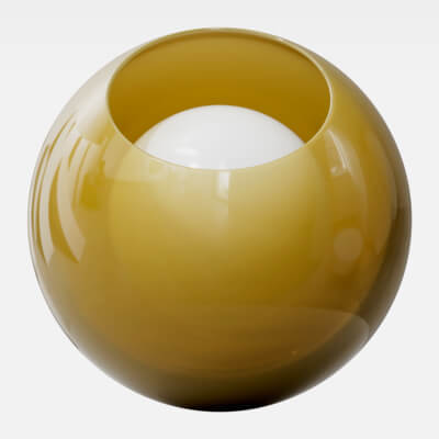 Raw Ochre Yellow Smoked Glass 4K