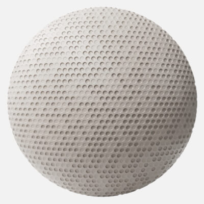 Rhythmic Circle Grid Textured Plastic 4K